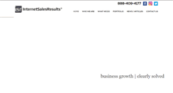 Desktop Screenshot of internetsalesresults.com