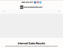 Tablet Screenshot of internetsalesresults.com